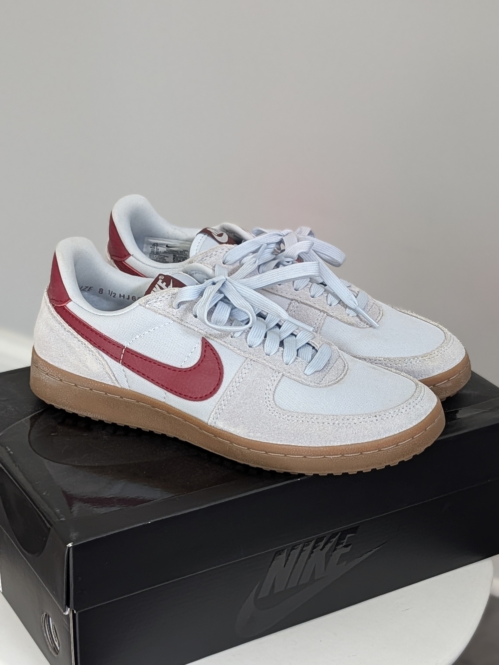 Nike Women’s Field General Low-Top Sneakers in Blue and Red